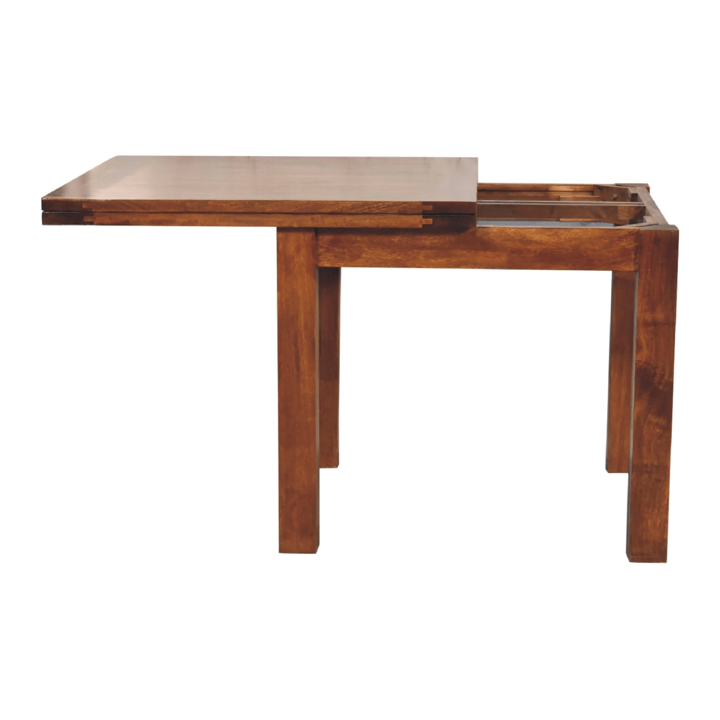 Solid Wood Chestnut Butterfly Extendible Dining Table - Revel Sofa 