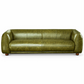 Marlon Modern Genuine Italian Leather Sofa Couch 87” - Revel Sofa 