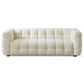 Morrison Tufted Boucle Sofa Couch, Cream 90" - Revel Sofa 