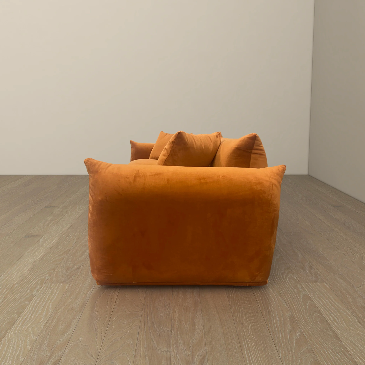 Kely Boho Chic Plush Sofa Couch 100” - Revel Sofa 