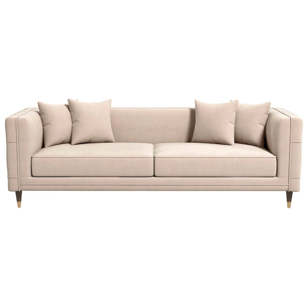 Edward MCM Elegant Tufted Velvet Sofa 90
