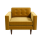 Casey MCM Style Velvet Tufted Accent Chair