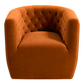 Delaney MCM Tufted Swivel Accent Chair