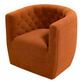 Delaney MCM Tufted Swivel Accent Chair
