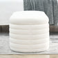 Modern Oval Ottoman Storage Bench 45.5" (6 Colors)