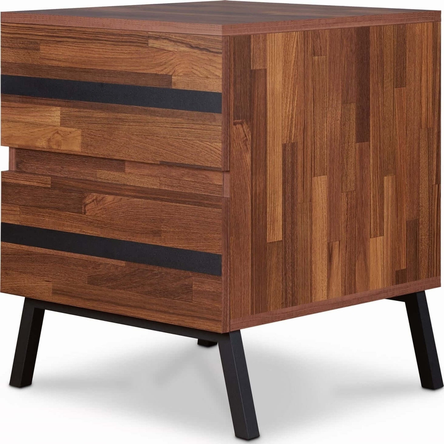 Karine Bedroom Nightstand in Walnut