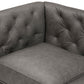 MCM Tufted Leather 3 Seat Sofa 92" (3 Colors)