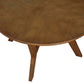 Wood Round Coffee Accent Table (32")