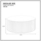 Stylish Round MDF Coffee Table in Contemporary Design in Variety of Colors - Revel Sofa 