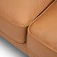 MCM Genuine Leather Sofa Couch 89"