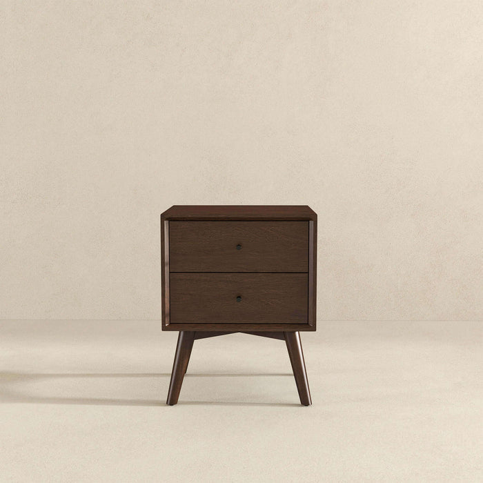 Caroline MCM Style Solid Wood Nightstand