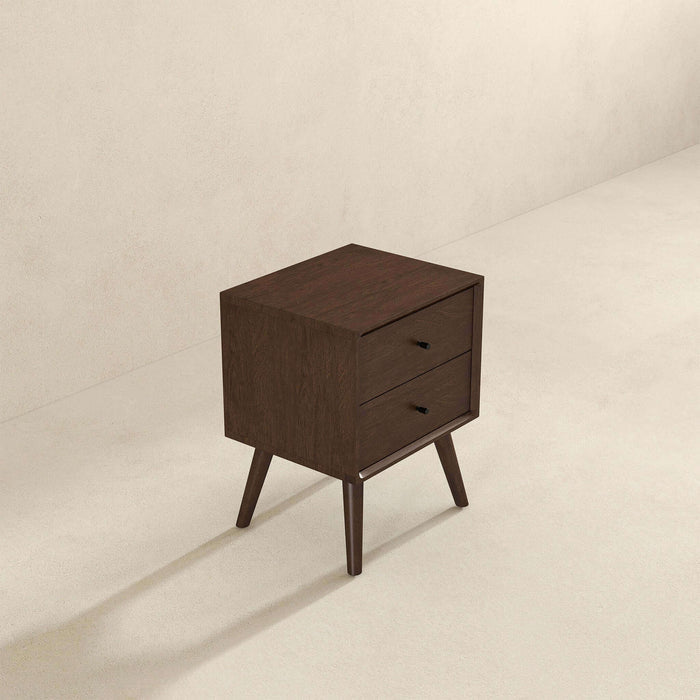 Caroline MCM Style Solid Wood Nightstand