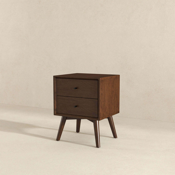 Caroline MCM Style Solid Wood Nightstand