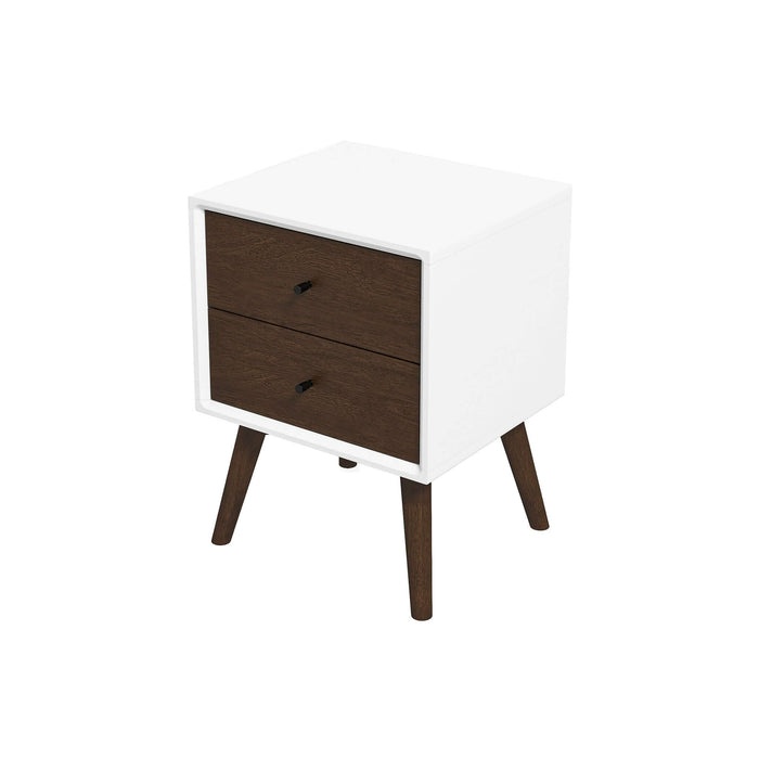 Caroline MCM Style Solid Wood Nightstand