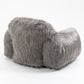 Shaggy Bean Bag Foam Lounge Chair (Various Colors) - Revel Sofa 