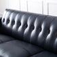 Liberty MCM Tufted Back Leather Sofa 86" (3 Colors)