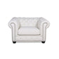 Classic Chesterfield Tufted Leather Nailhead Chair