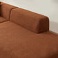 Contemporary Low Profile Sectional Chaise Foam Sofa 105" (3 Colors)