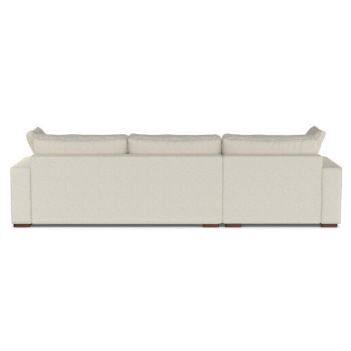 Charlie Modern Deep Seat Sectional Chaise Sofa 122" (2 Colors)