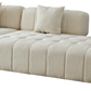Modern Tufted Modular 3pc. Sectional Sofa 143” - Revel Sofa 