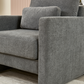 Modern Chenille Fabric Upholstered Armchair (4 Colors)