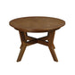 MCM Wood MDF Round Coffee Accent Table 32"