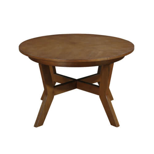 Wood Round Coffee Accent Table (32")