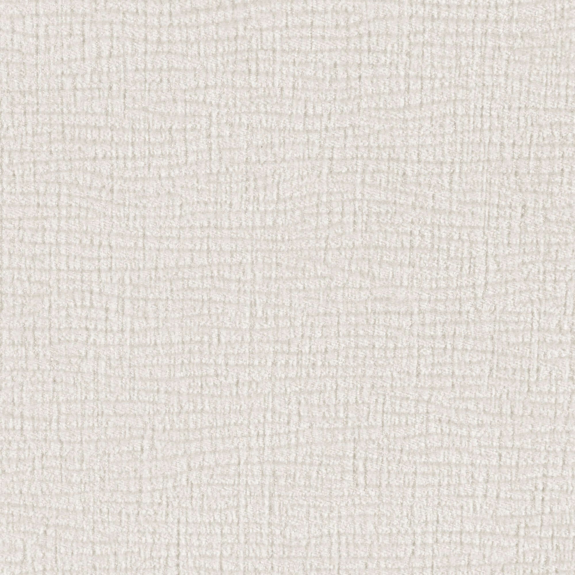 Close-up texture of cream white chenille fabric used for Modular U Shape Dual Chaise Sectional Sofa, showcasing its soft and durable weave.