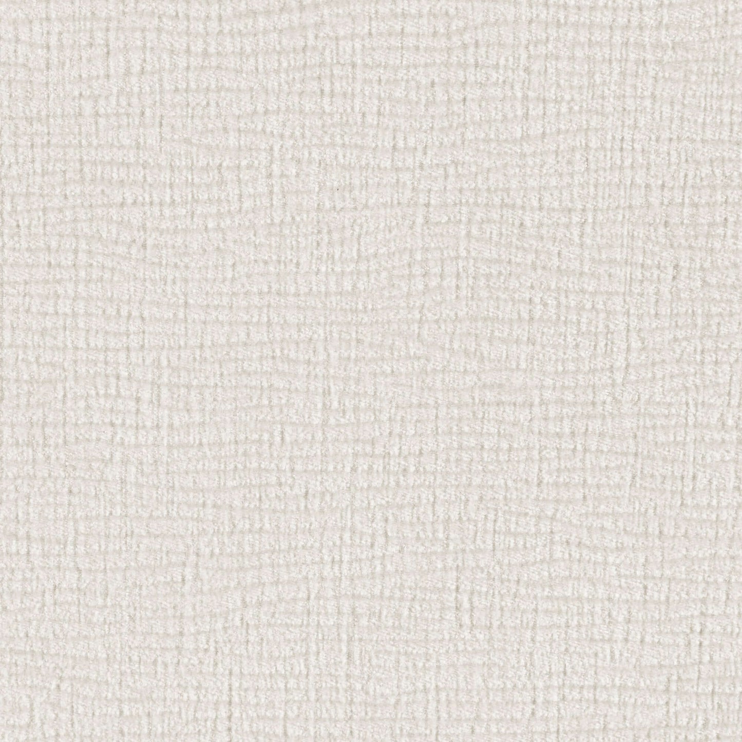 Close-up texture of cream white chenille fabric used for Modular U Shape Dual Chaise Sectional Sofa, showcasing its soft and durable weave.