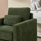 Modern Chenille Fabric Upholstered Armchair (4 Colors)