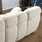 Modern Marshmallow Tufted Boucle Fabric Sofa