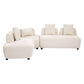 Modern Modular Sectional Boucle Fabric Sofa 92" (2 Colors)