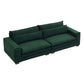 Modern Low Profile Fabric 4 Seater Sofa Couch 104" (4 Colors)