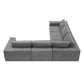 Modern Modular Low Profile Corner Sectional Sofa 116"