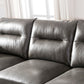 MCM Genuine Leather Sofa 84" (2 Colors)