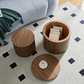 Handcrafted MDF Round Accent Table Set w/ Storage (2 Colors)