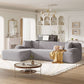 Modern Full Foam L-Shape Modular Chaise Sectional Sofa 109" - Revel Sofa 