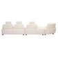 Modern Modular Sectional Boucle Fabric Sofa 92" (2 Colors)