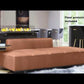 Confection Faux Leather Sofa Couch Day Bed 79"