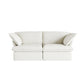 Modular Cloud Comfort Sectional Sofa in Beige or White - Sections Sold Individually - Revel Sofa 