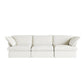 Modular Cloud Comfort Sectional Sofa in Beige or White - Sections Sold Individually - Revel Sofa 