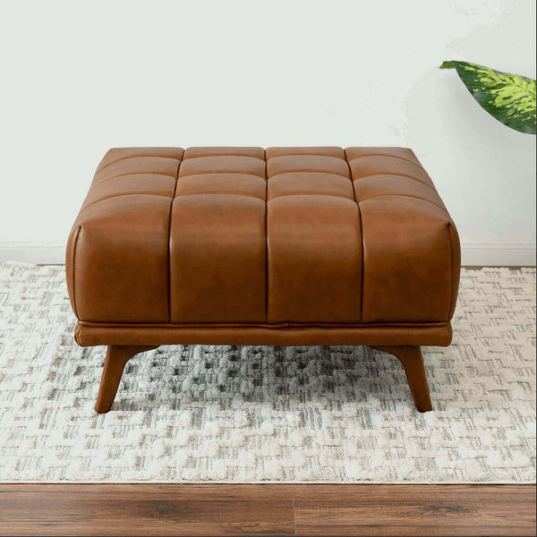 Addison MCM Styled Square Tufted Ottoman
