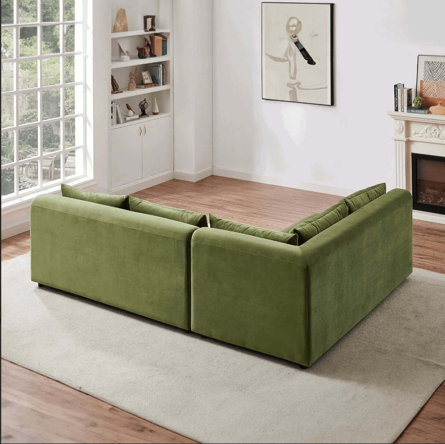 Aleny Modern Modular U-Shape Sectional Sofa 140" - Revel Sofa 