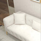 Alessandra Tufted French Boucle Sofa, Cream 91" - Revel Sofa 