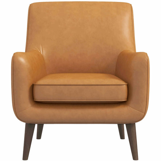 Alex Leather Lounge Accent Chair - Revel Sofa 