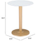 Alto Round Bistro Bar Table - Revel Sofa 