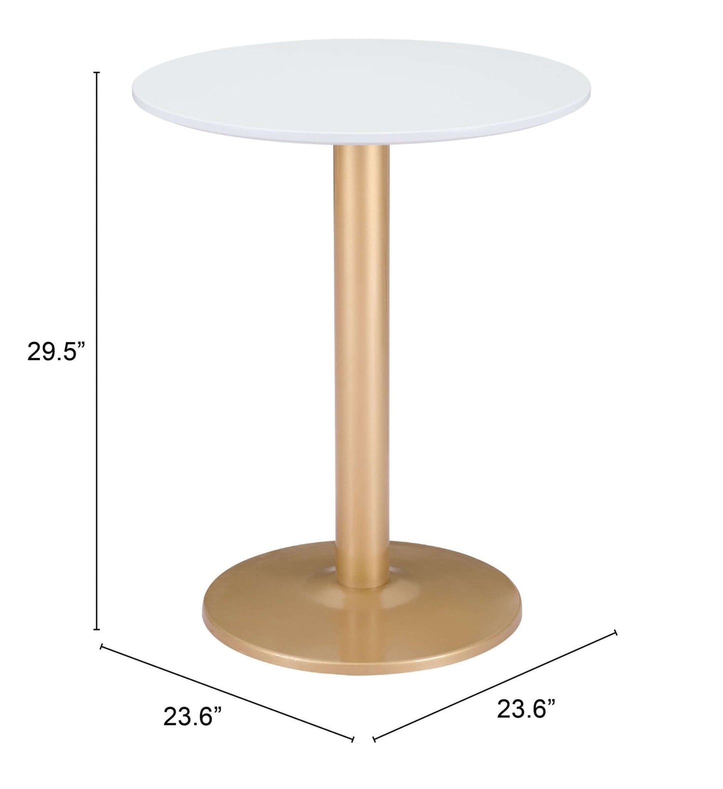 Alto Round Bistro Bar Table - Revel Sofa 