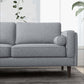 Amber MCM Style Symmetrical Corner Sectional Sofa 103" - Revel Sofa 