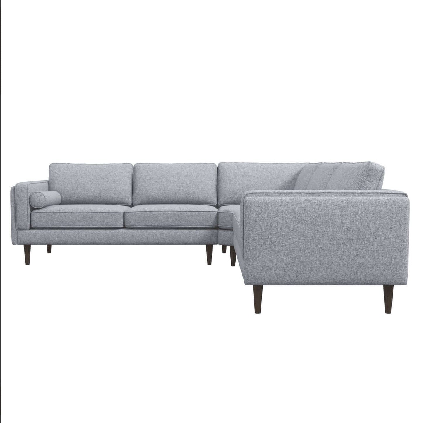 Amber MCM Style Symmetrical Corner Sectional Sofa 103" - Revel Sofa 