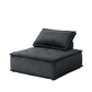 Anna Velvet Modular Sectional Sofa in Gray or Black, Fully Customizable - Revel Sofa 